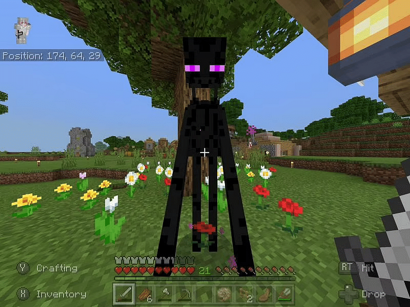 Thought I'd try something a little different for the enderman : r/Minecraft