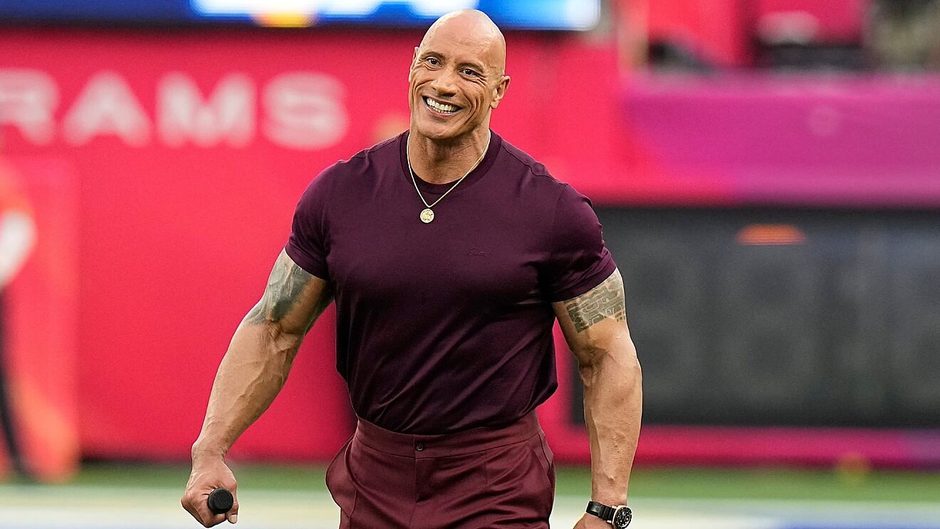 Dwayne The RockJohnson & Jimmy Garoppolo  The rock dwayne johnson,  Dwayne the rock, Dwayne johnson