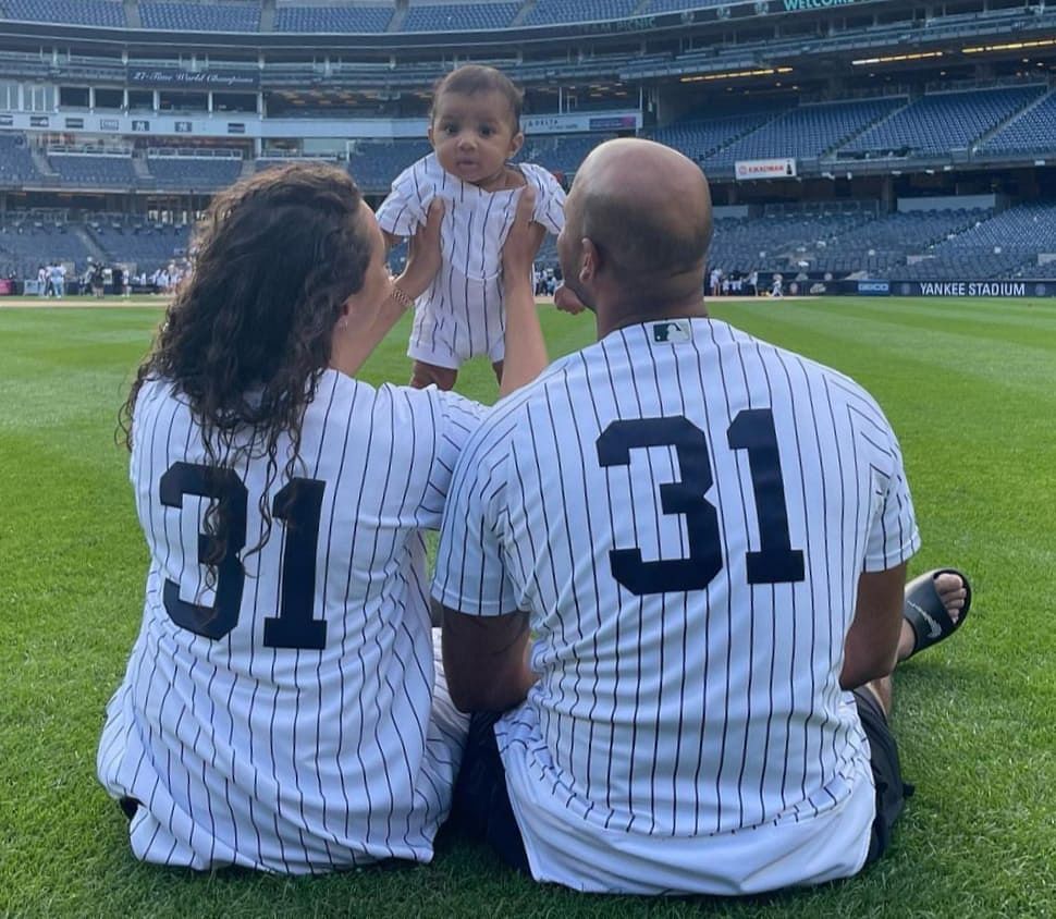 Aaron Hicks and Cheyenne Woods welcome baby boy in first photo