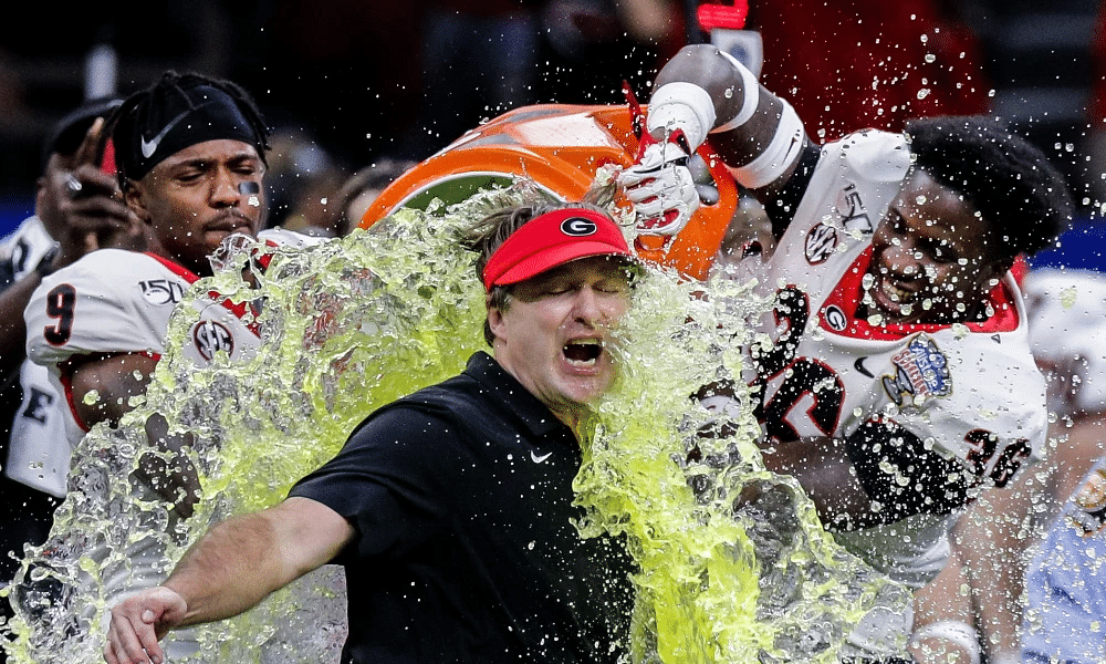 Super Bowl Gatorade color 2022: Sean McVay showered in blue