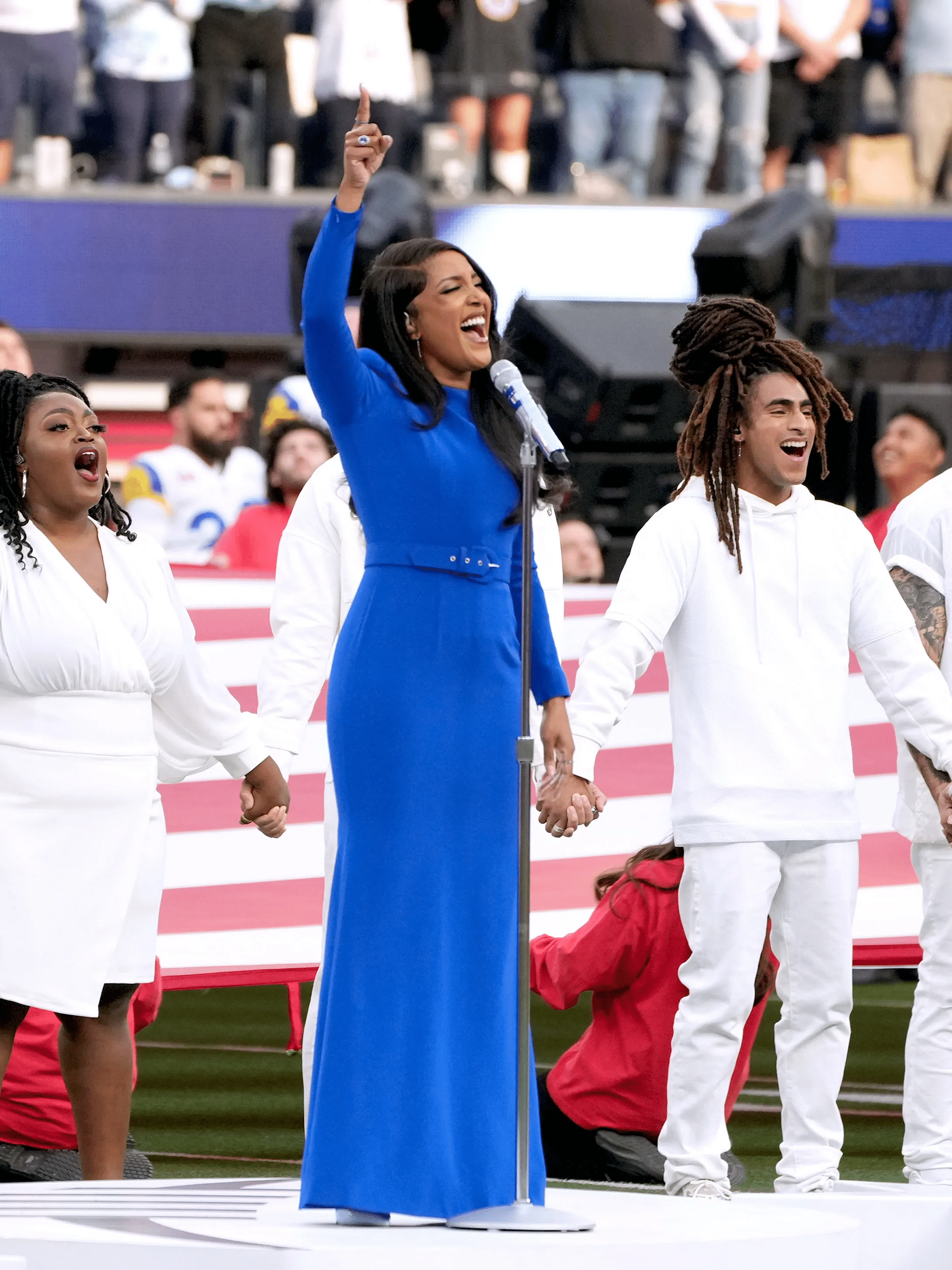 Super Bowl 56: Mickey Guyton national anthem performance betting odds