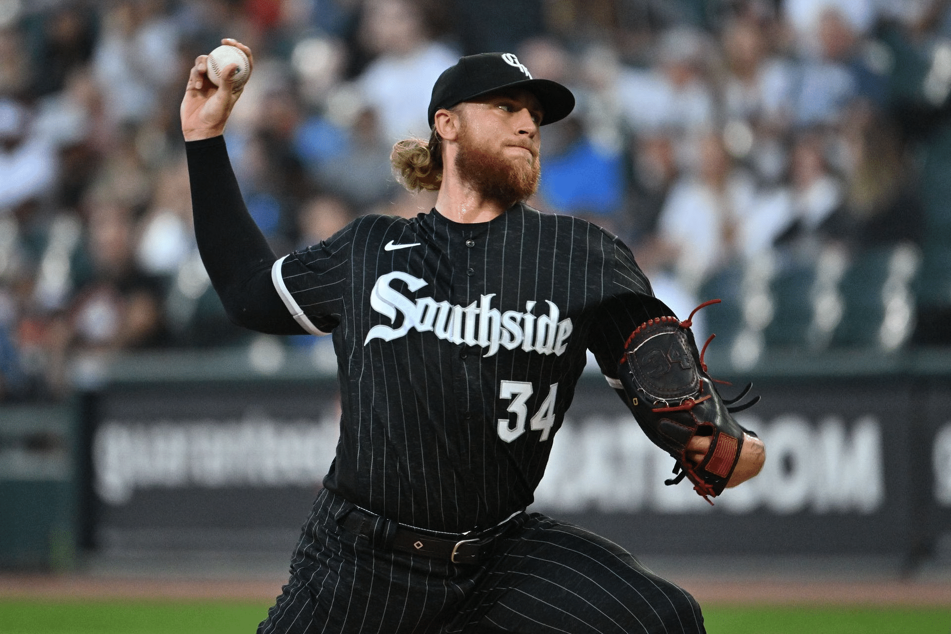 MLB White Sox Southside 34 Michael Kopech Black 2021 City Cool