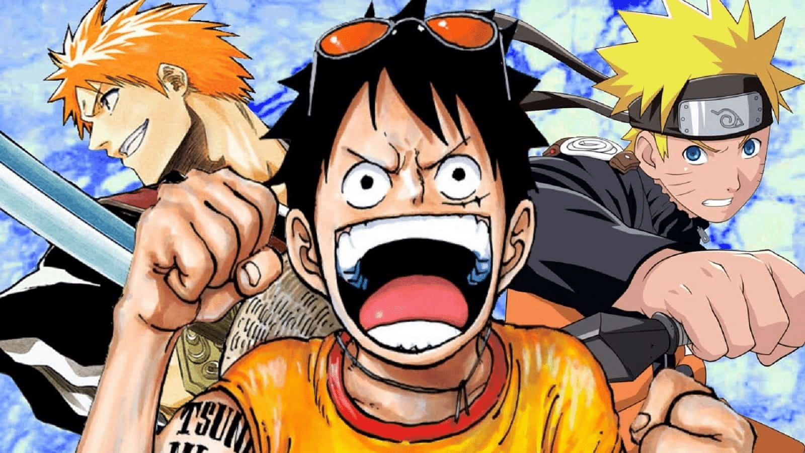 The big 3 anime Decoding the popularity of Naruto Bleach and One Piece   Sportskeeda Stories