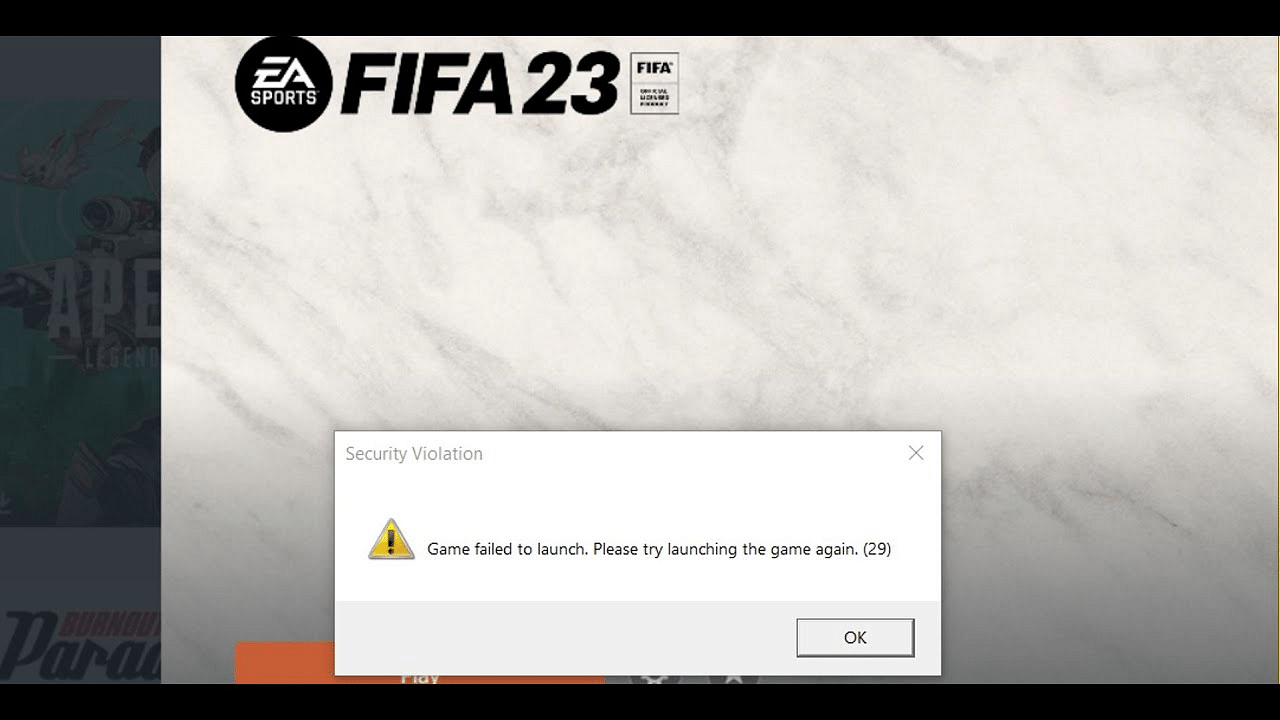 how to fix failed to submit challenge on campaign app on fifa 23