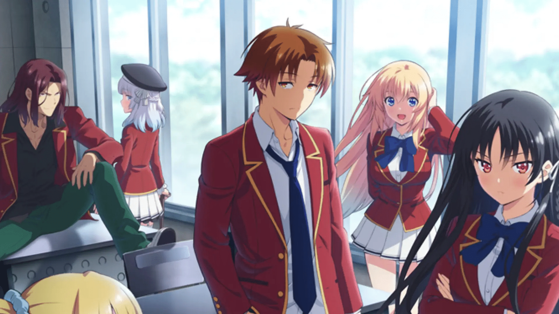 Kiyotaka Ayanokoji Season 01 Classroom of the Elite S01 Red Blazer