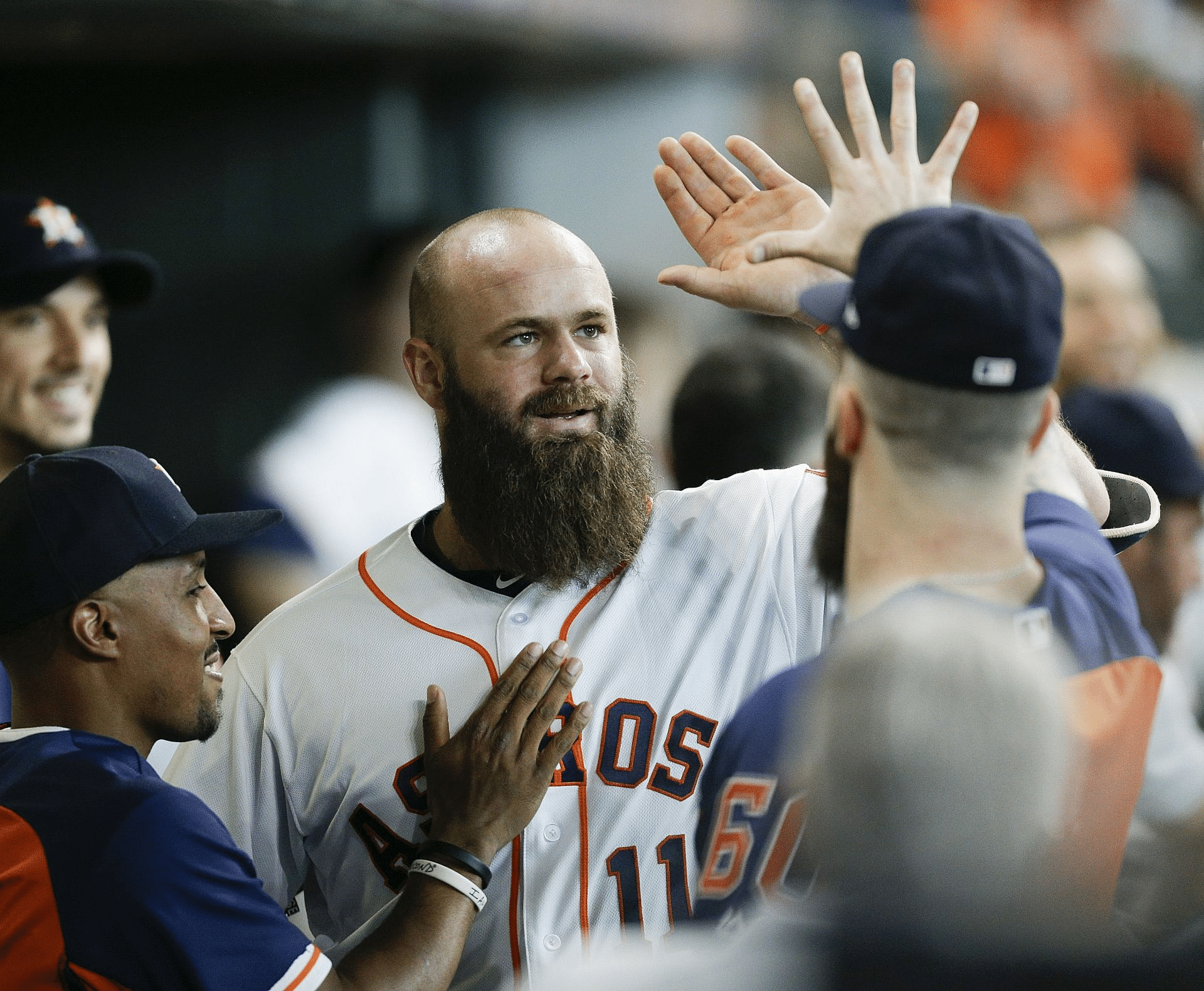 Evan Gattis denies the use of buzzers by Jose Altuve during