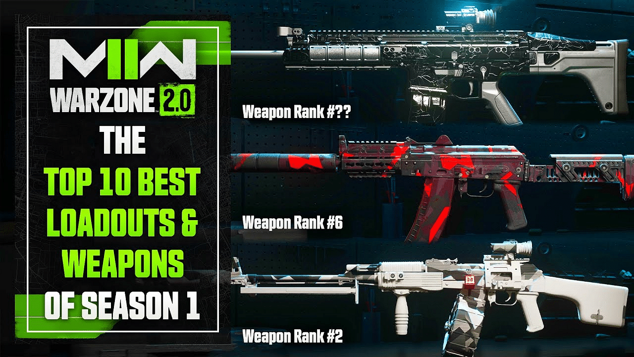 The ten best Warzone 2 meta weapon loadouts ranked