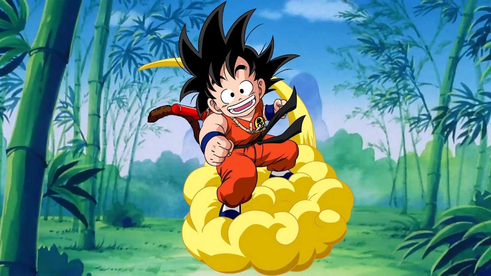 Anime Dragon Ball Z Super Kid Son Goku Flying Nimbus PVC Figure Statue Toy  Gift | eBay