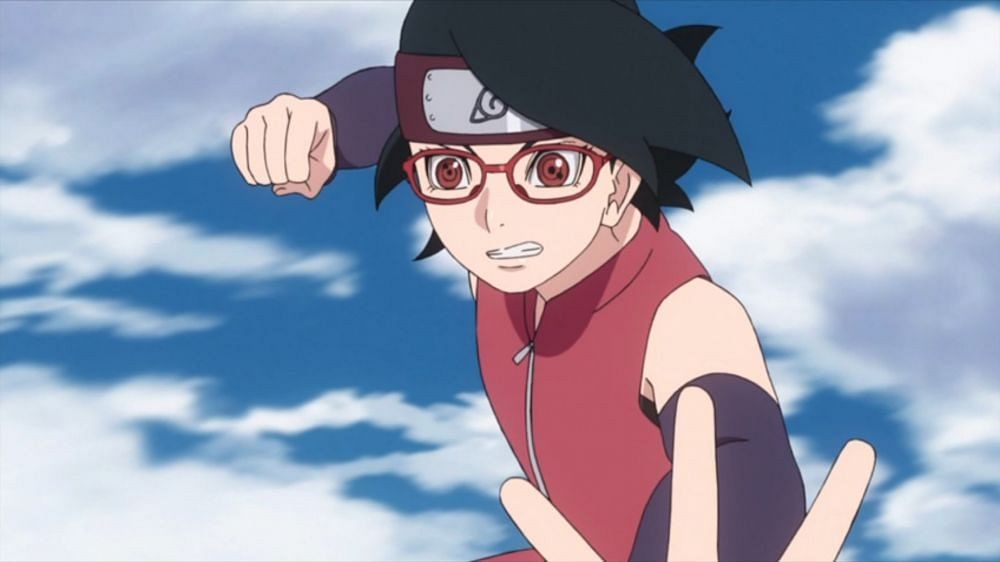 Mangekyo Sharingan redesign for Sarada Uchiha in Boruto