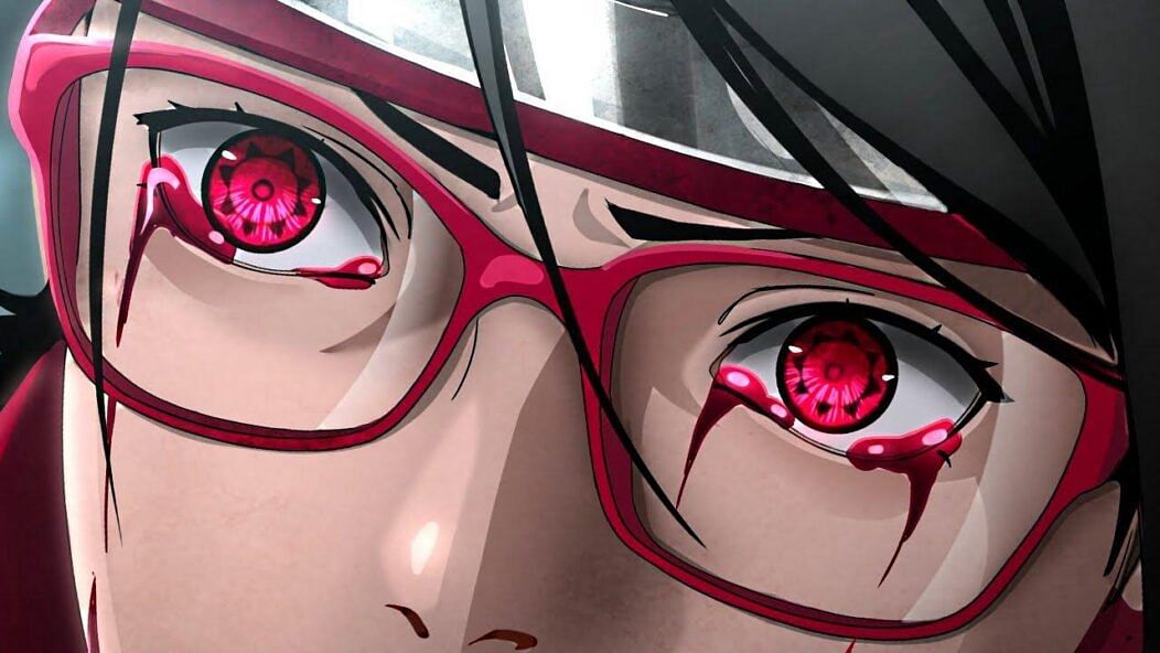 Sarada Becomes Hokage Sharinggan Eyes Anime Stock Illustration 2309046659