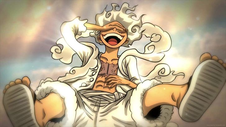 𝙶𝚎𝚊𝚛 𝟻 𝚕𝚞𝚏𝚏𝚢 in 2023  One piece cartoon, One piece wallpaper  iphone, Luffy gear 5