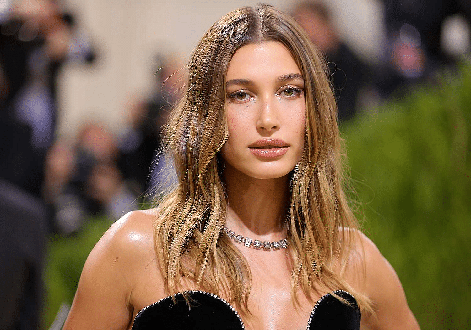 Hailey Bieber Uses This Ultra-Light Chanel Foundation for Glowy Skin
