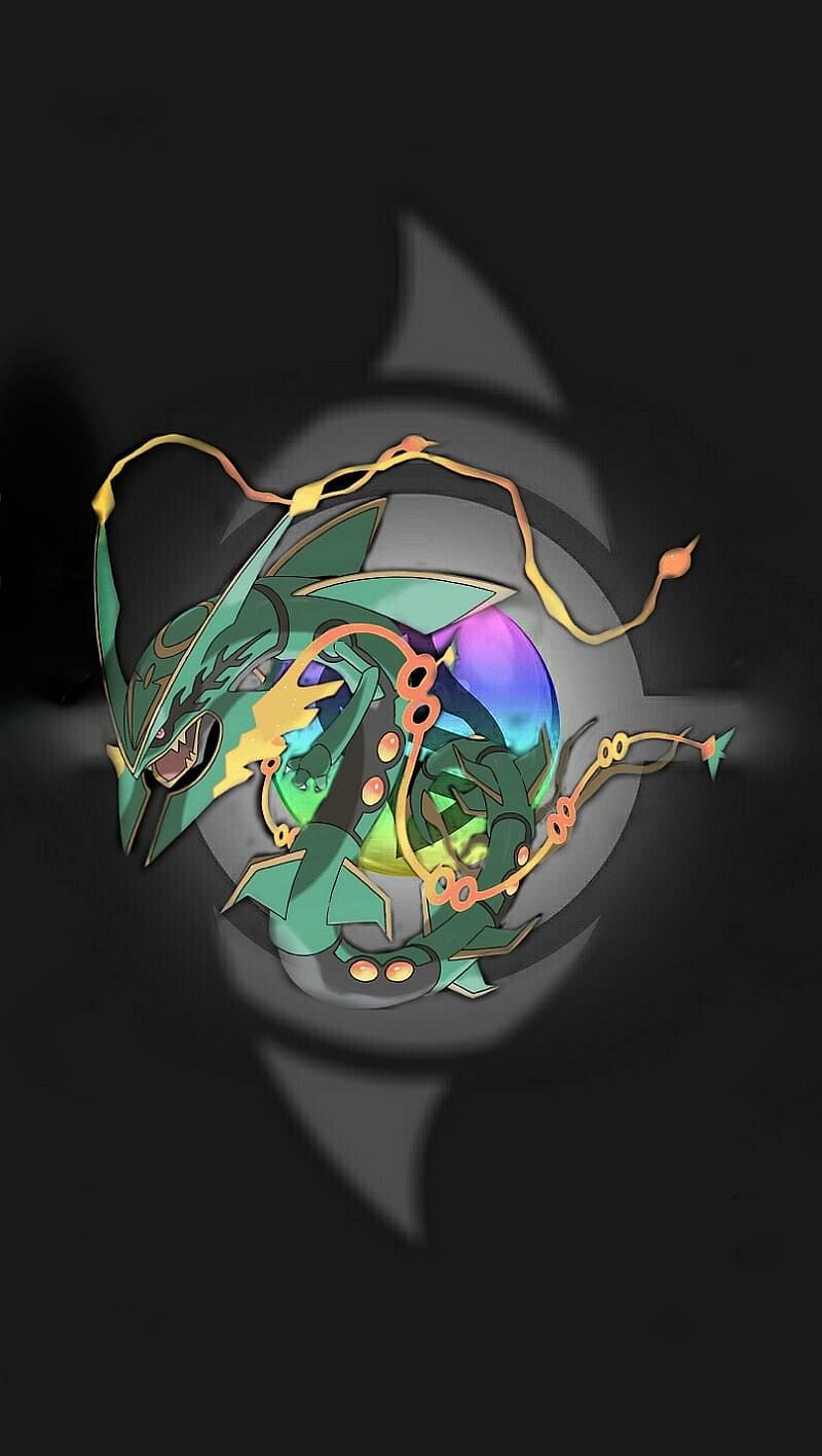 Pokemon Wallpapers Shiny Rayquaza - Wallpaper Cave