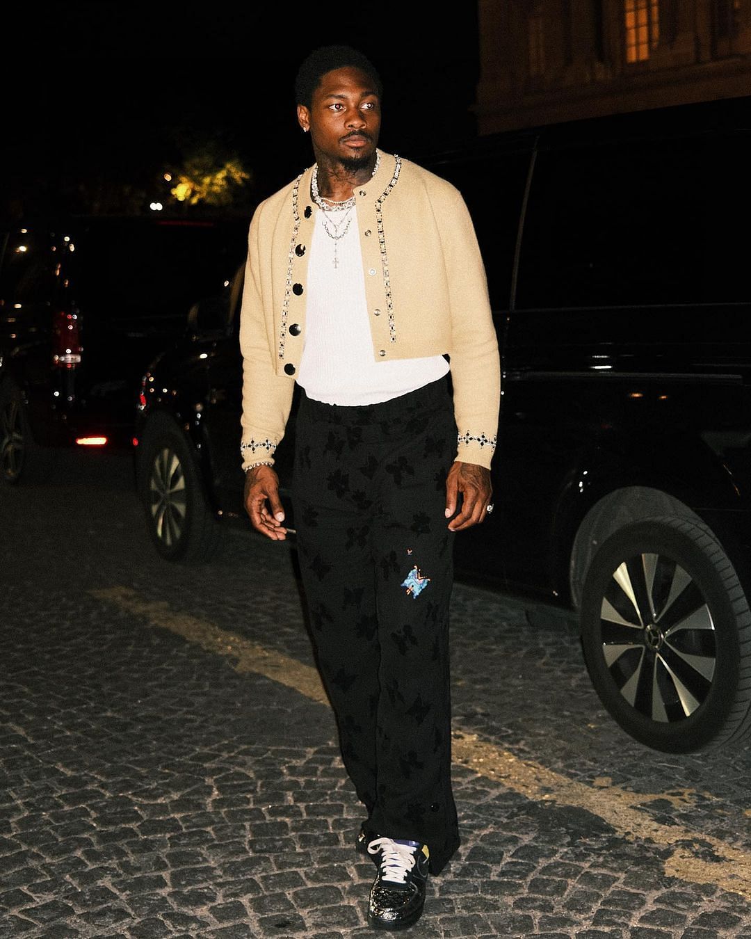 Stefon Diggs Attends Louis Vuitton Mens Show In Paris