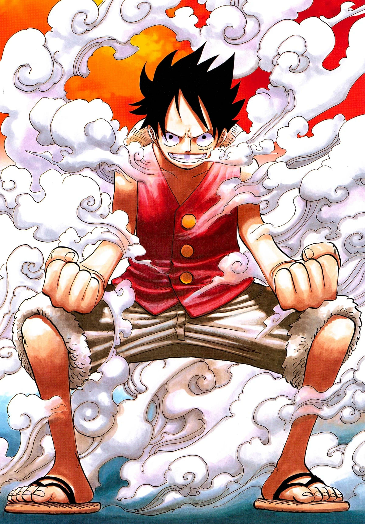 One Piece Wallpaper Ruffy Gear Vierter