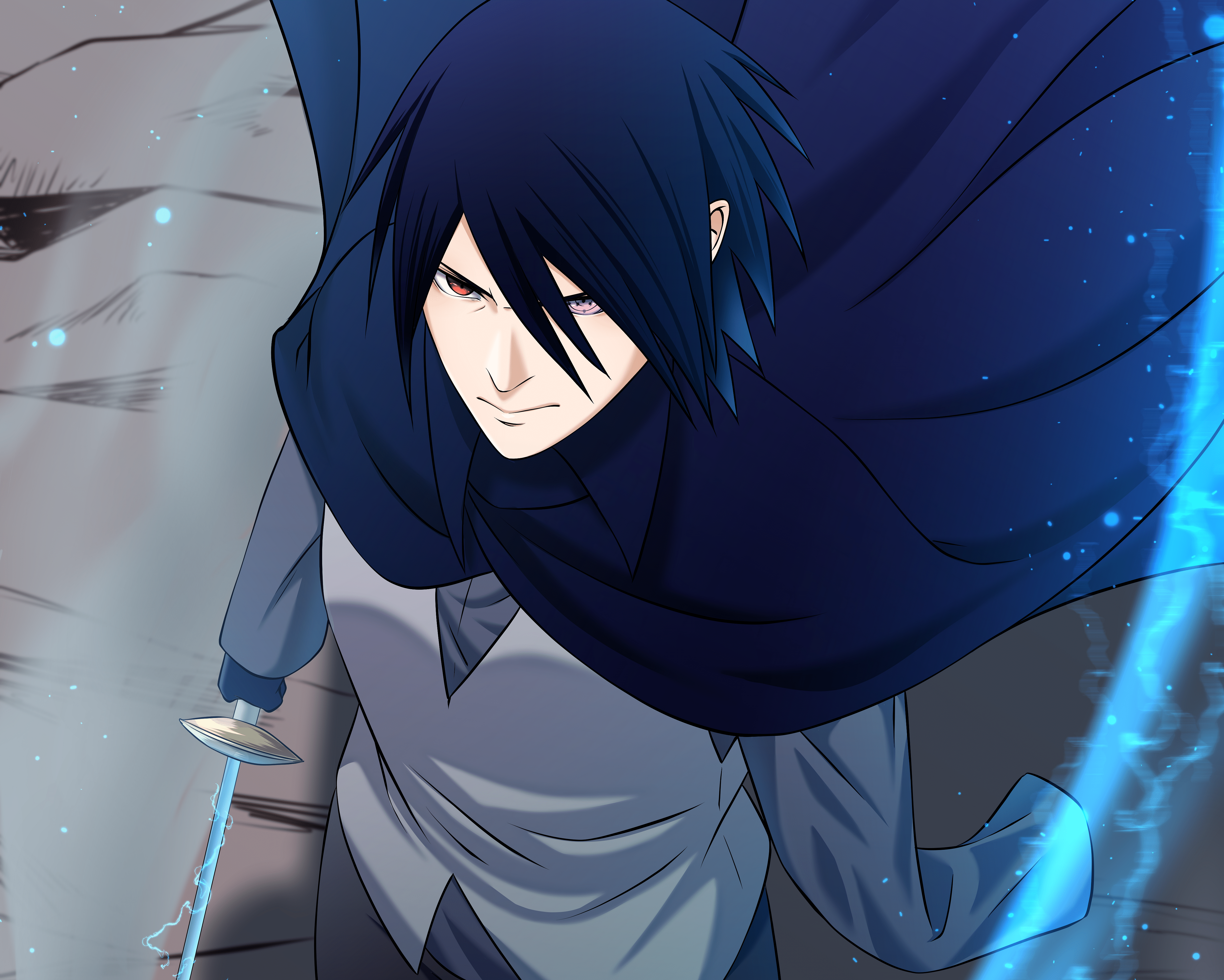 Just completed this (sasuke uchiha wallpaper) artwork by me : r/Boruto