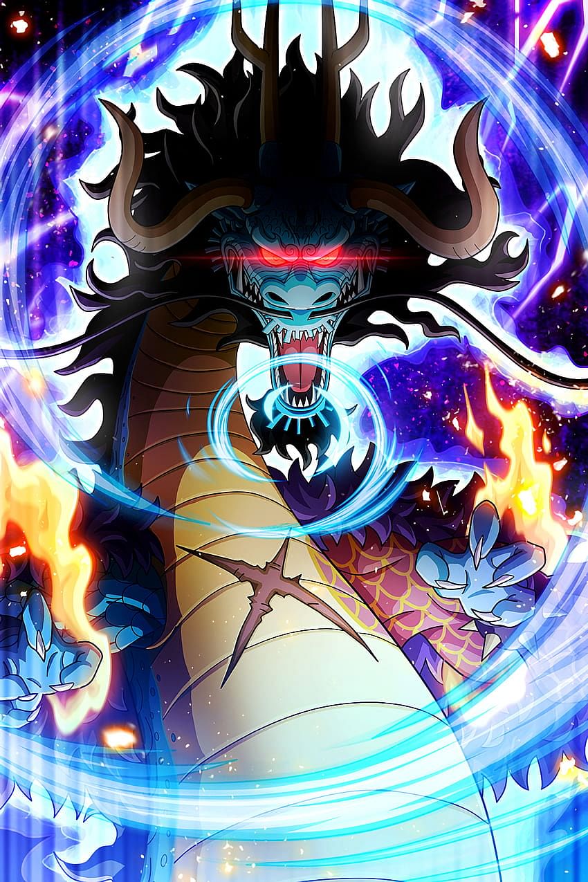 Luffy, Kaido, Wano, Anime, One Piece, Manga, Onigashima, HD wallpaper