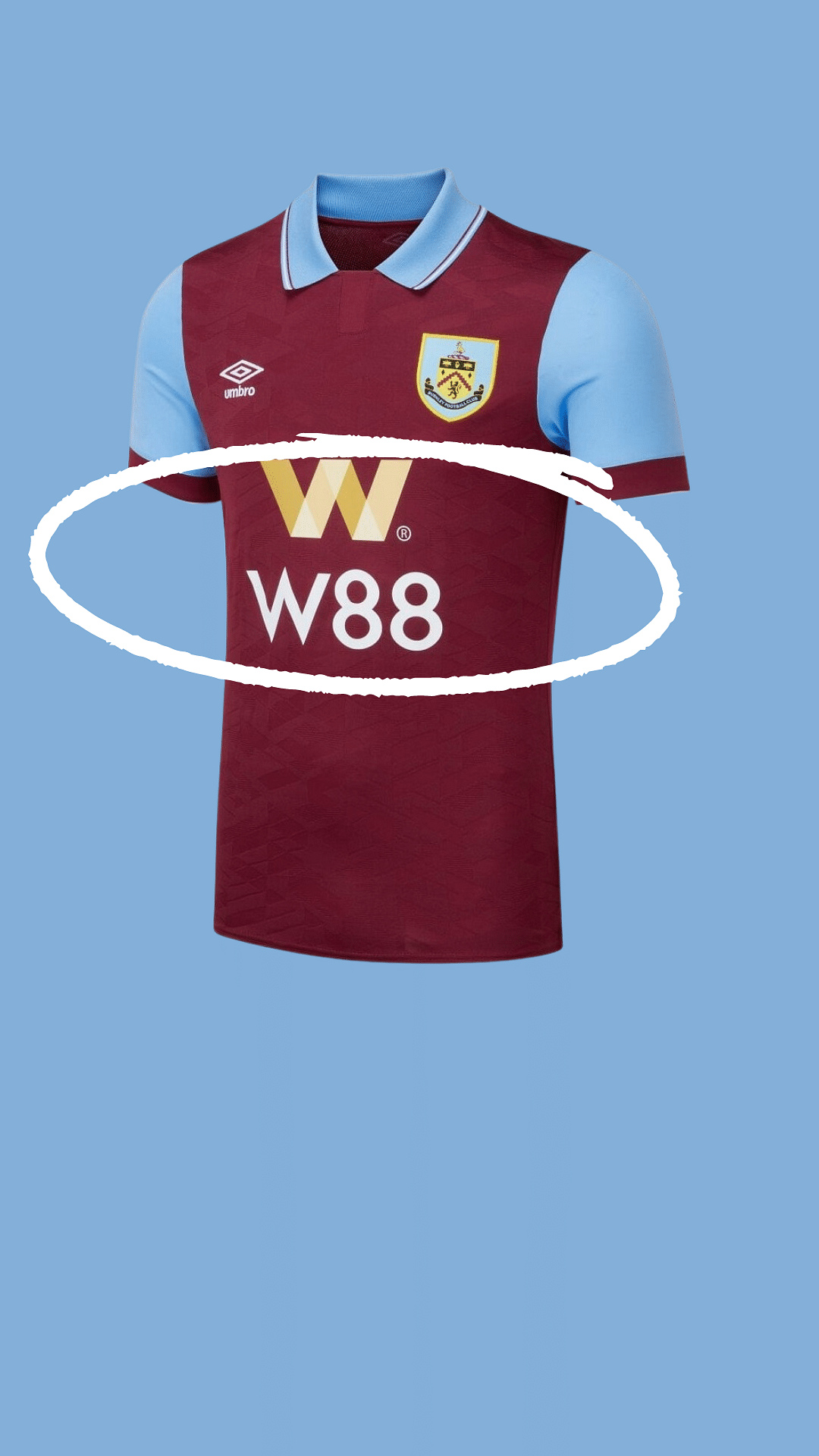 Burnley FC announces W88 as official kit sponsor for Premier League return