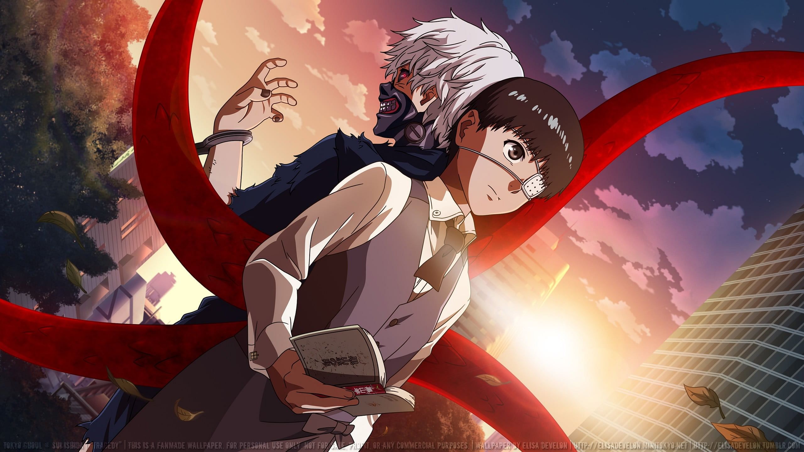 Ken Kaneki, artwork, Tokyo Ghoul characters, manga, protagonist, Tokyo Ghoul,  HD wallpaper