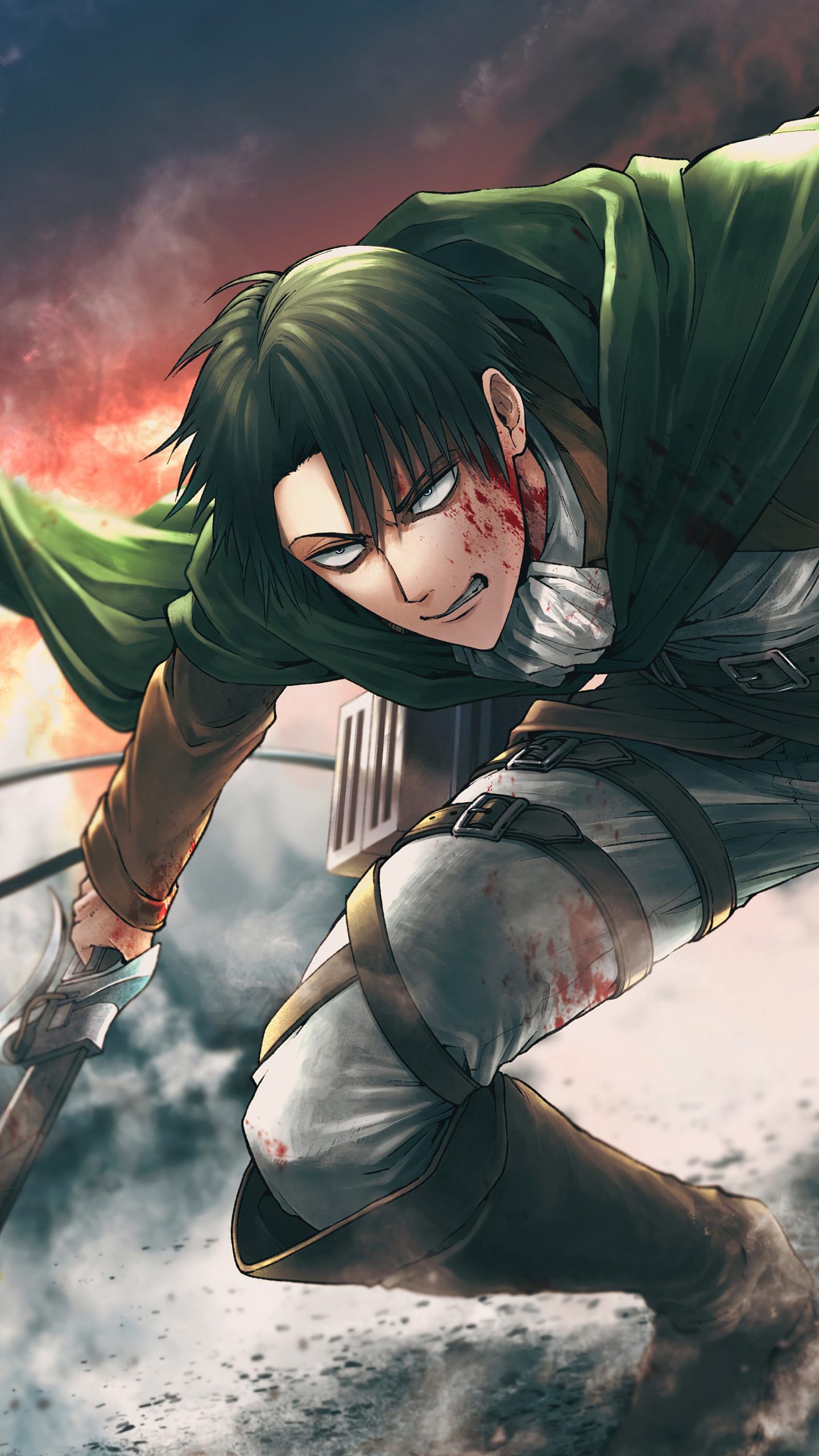 Attack On Titan Levi Final Season Part 3 4K Wallpaper iPhone HD